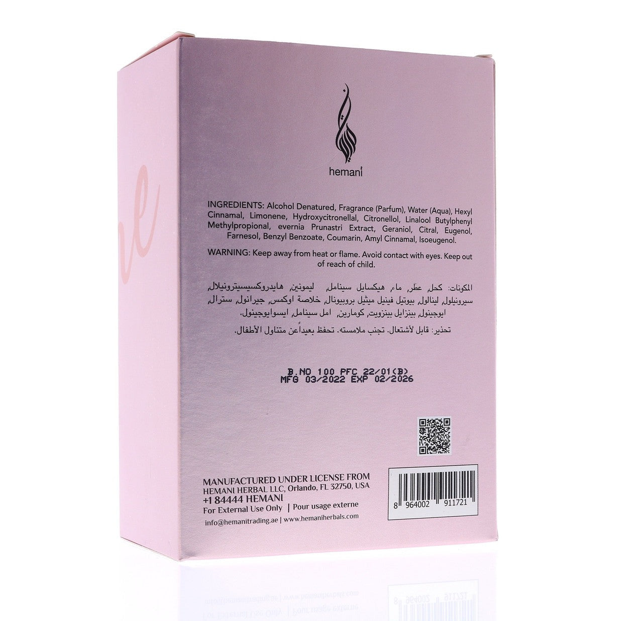 Femme Capital Eau de Toilette – For Women (