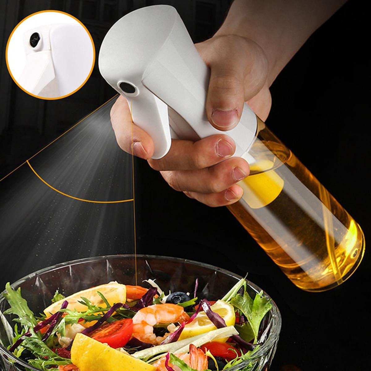 Kitchen High-Pressure Sprayer Bottle Leak-Proof BBQ Air Frye