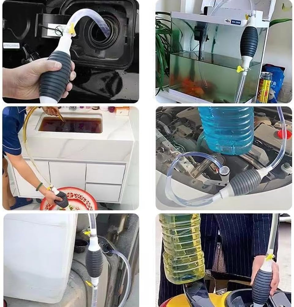 Multifunction Liquid Sucker Pump, Manual Fuel Transfer Pump