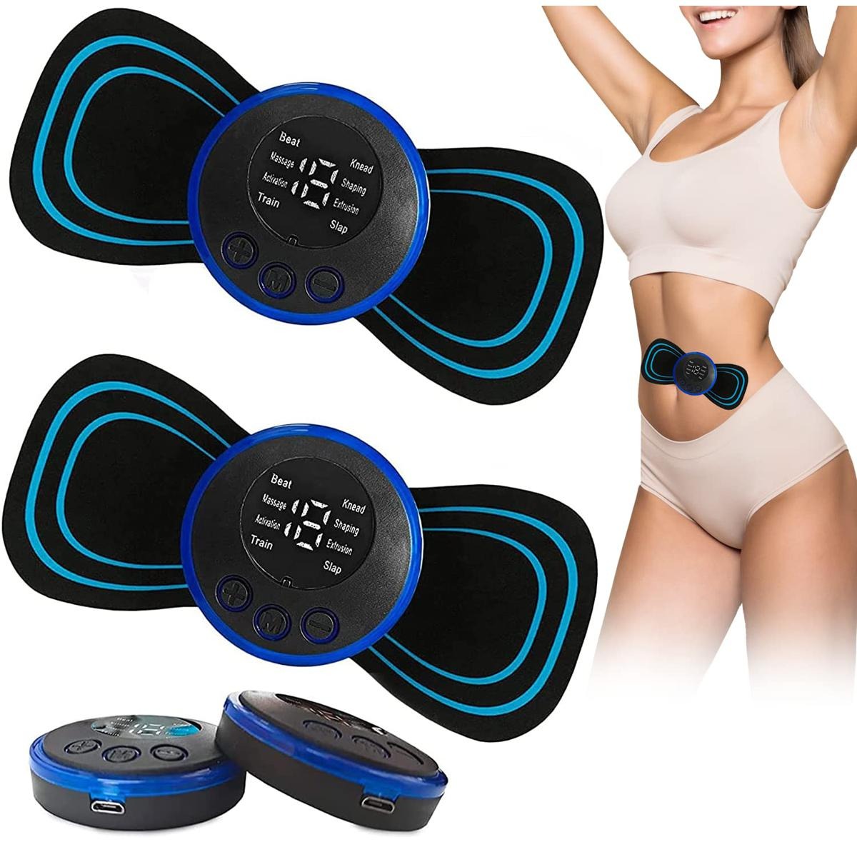 Rechargeable EMS Butterfly Massager For Muscle Massage