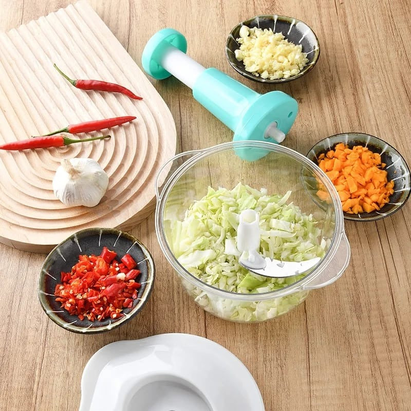 Hand Pat Food Processor Eater / Chopper Cutter