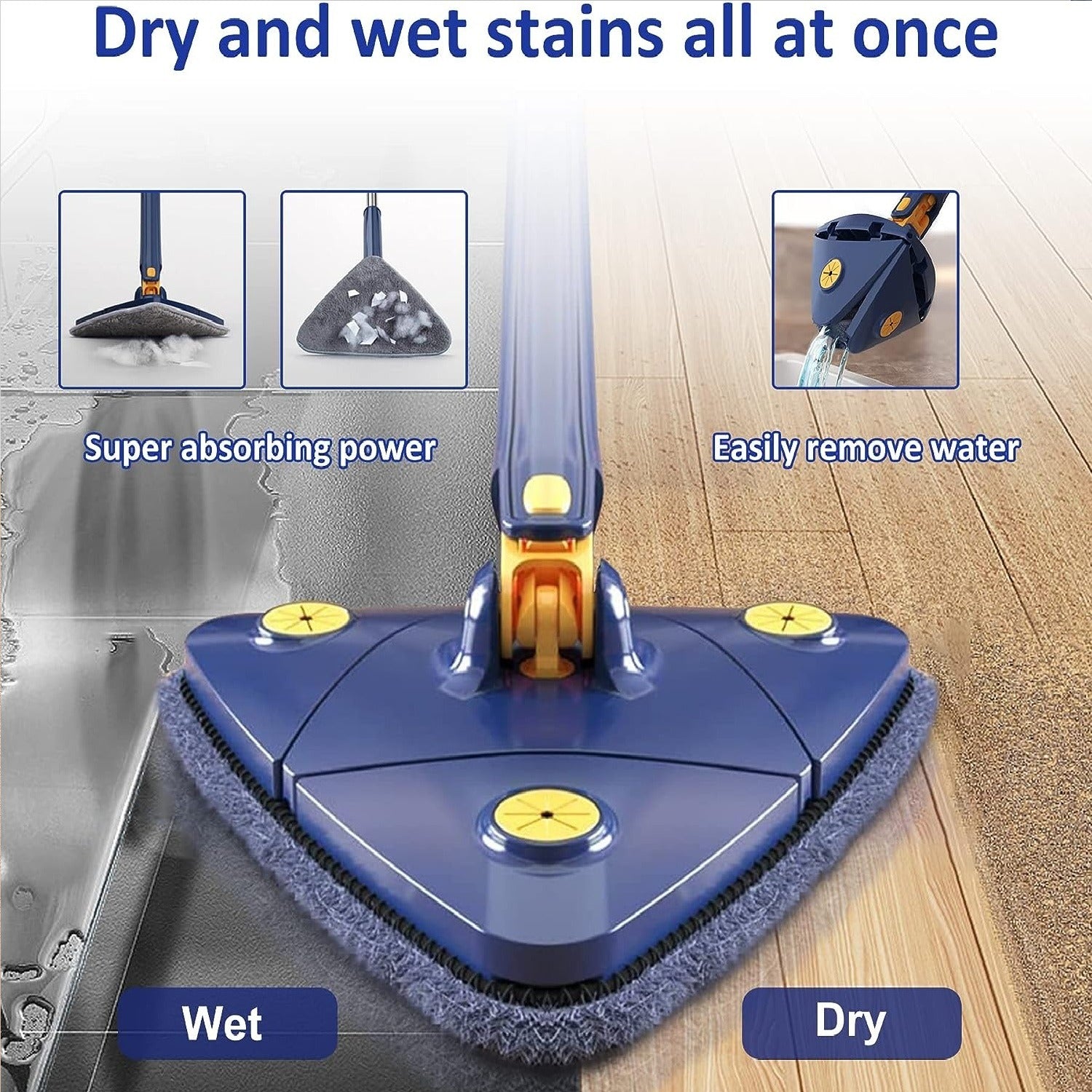 Triangle Twister Mop 360° Rotating Mop