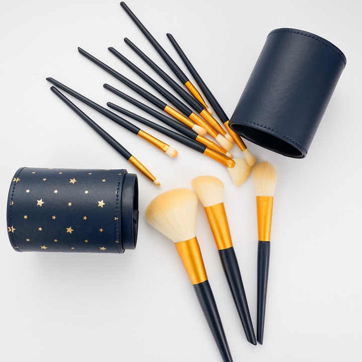 12pcs Soft Bristle Makeup Brush Set Professional Foundation Loose Powder Eye Shadow