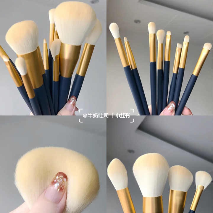 12pcs Soft Bristle Makeup Brush Set Professional Foundation Loose Powder Eye Shadow