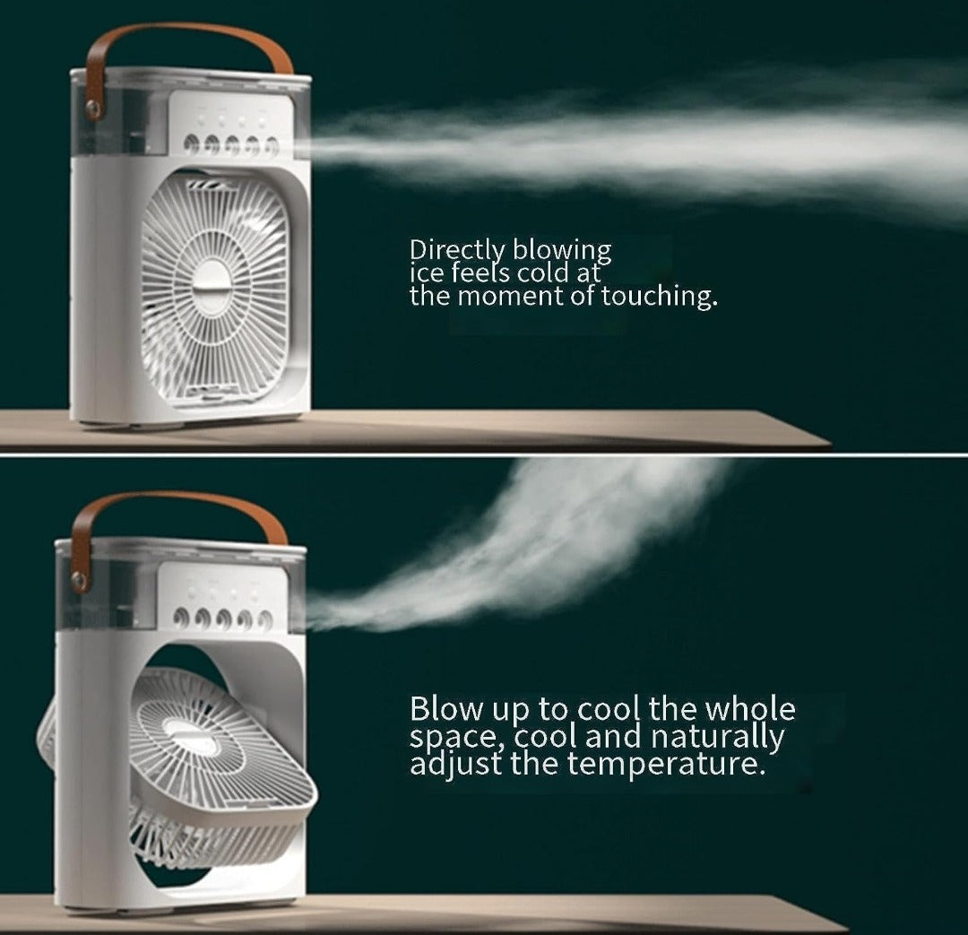 Mini Frost Fan, Portable Air Conditioner AC Cooler Humidifier