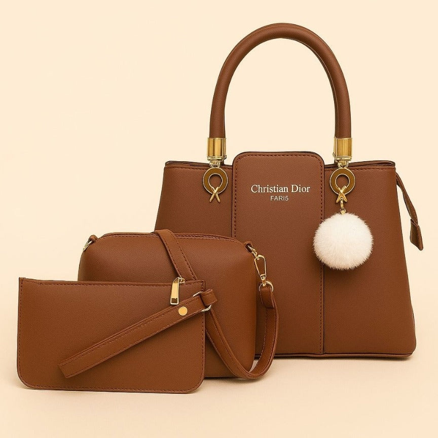 Luxury 3-Piece Handbag Set – Christian Dior