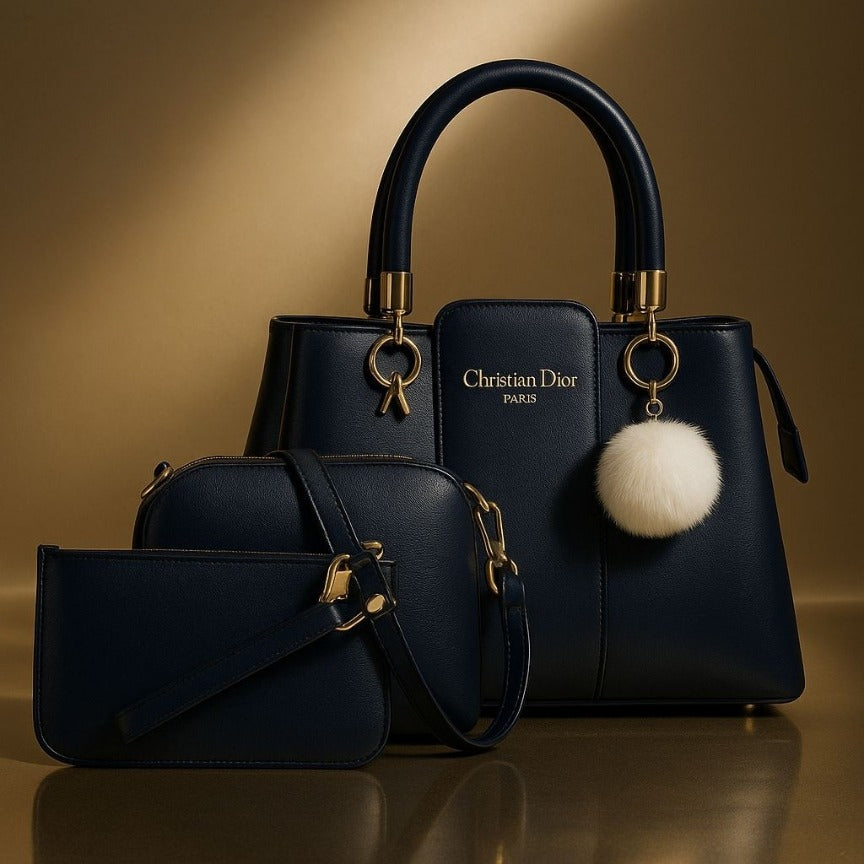 Luxury 3-Piece Handbag Set – Christian Dior