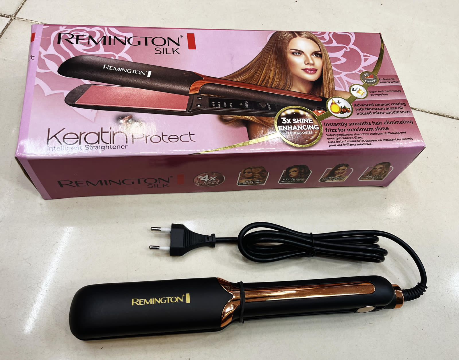 Professional Hair Straightener series with Temperature Control Settings