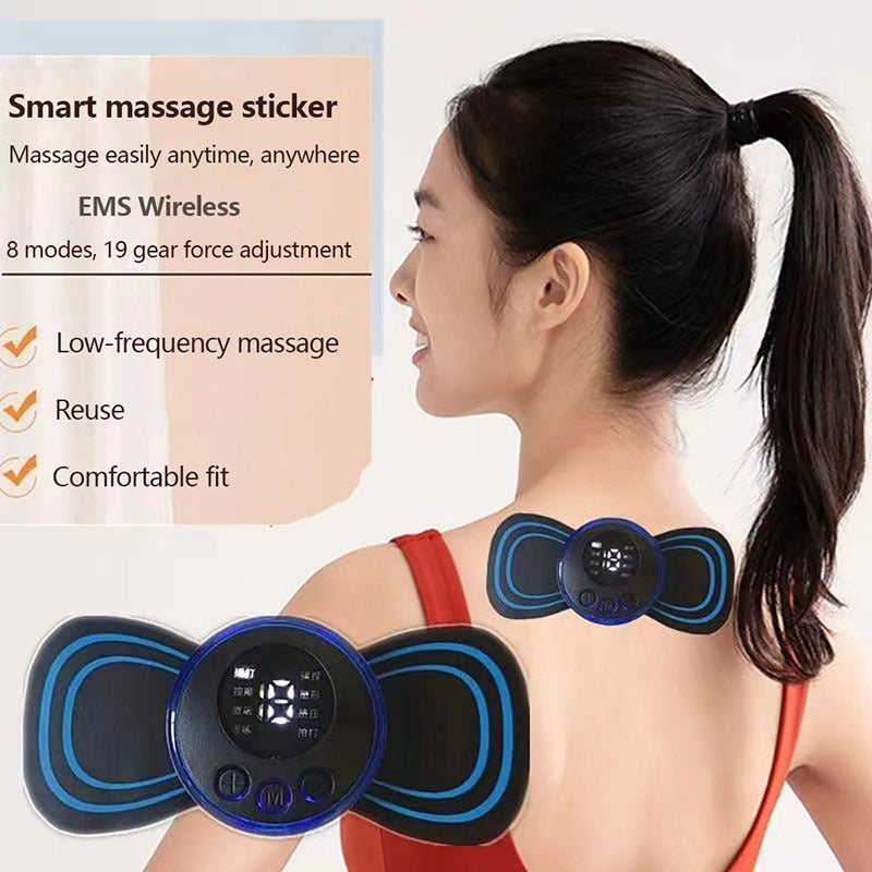 Rechargeable EMS Butterfly Massager For Muscle Massage